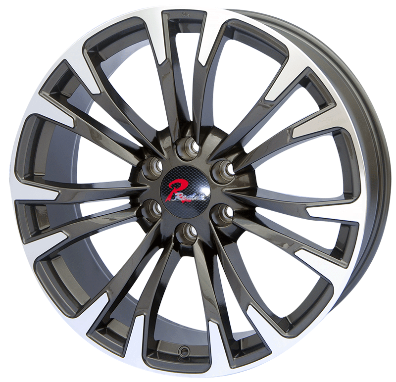 208 inch dark gun machine face wheel rim