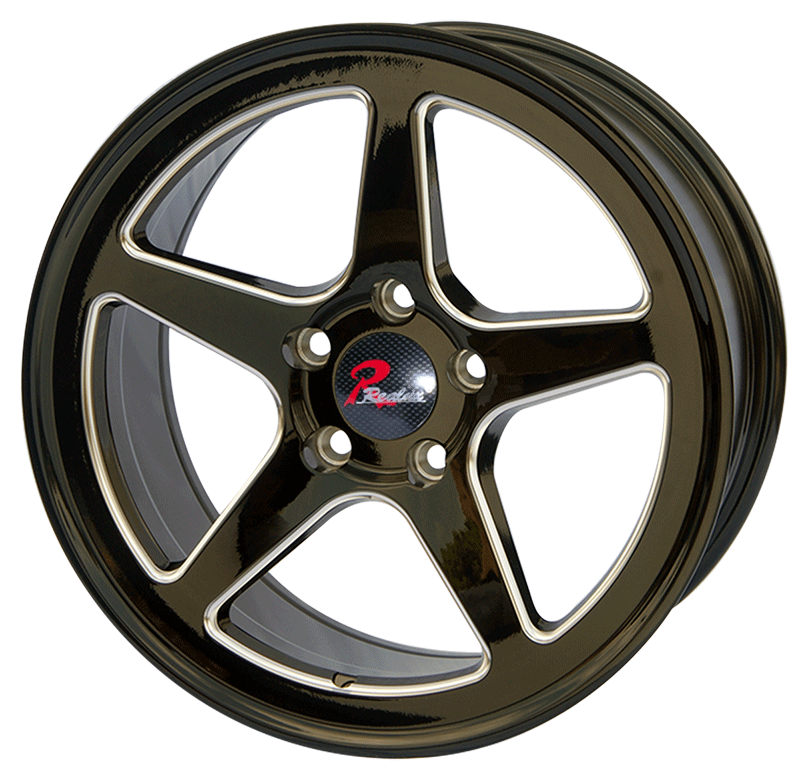 15*7.5 17*8 inch Black Milling Spoke wheel rim