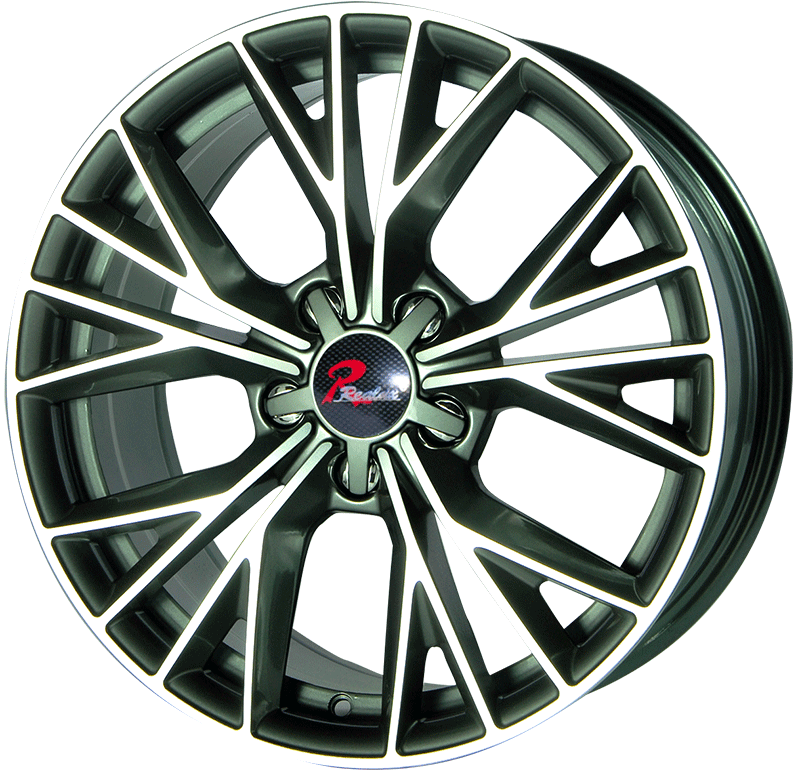 18×8 inch Semi Matte Black machine face　wheel rim