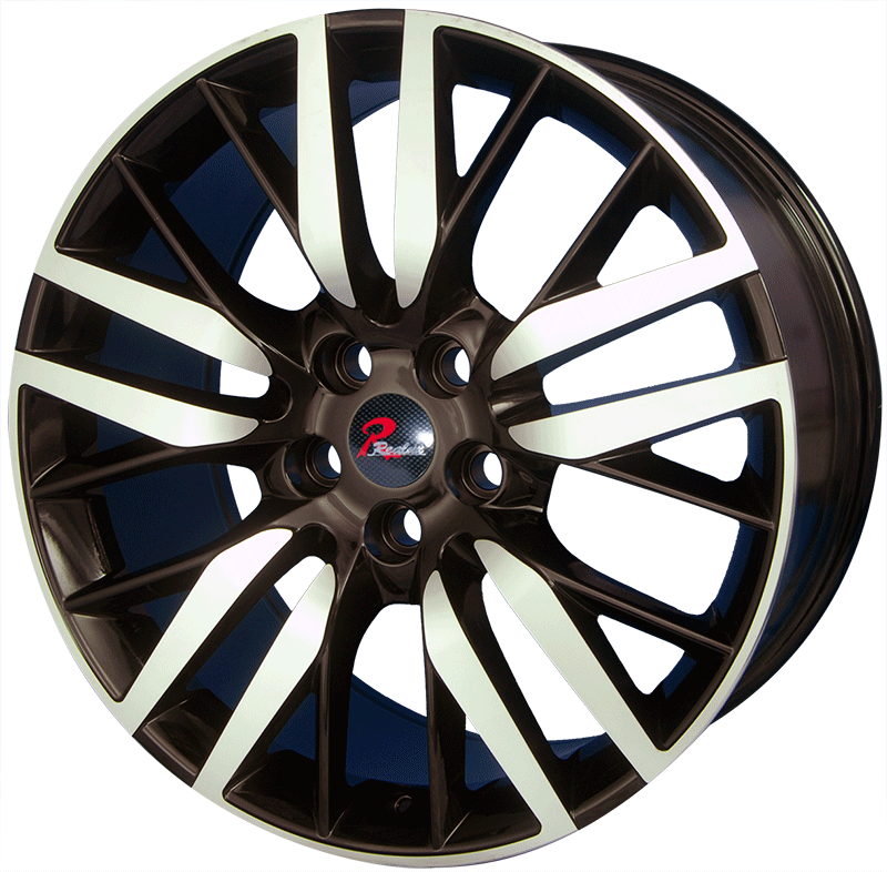 229.5 inch Dark Gun Metal Machine Face wheel rim