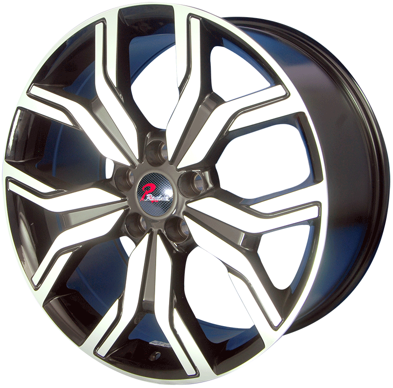 229.5 inch black machine face wheel rim