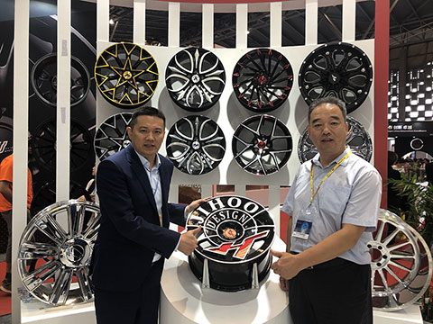 The JIHOO design series was praised by the Secretary General of China Aluminum Wheel CAW Association