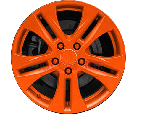 Spraying technology of aluminum alloy wheels