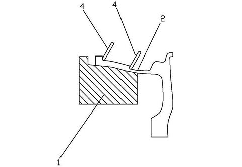 Spinning process of high-strength and lightweight aluminum alloy wheel hub