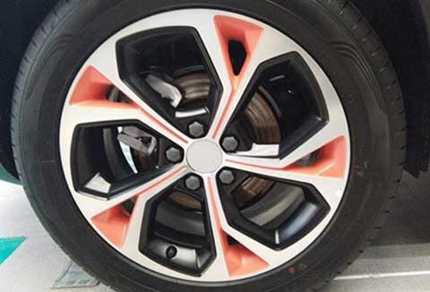 two-color aluminum alloy wheels