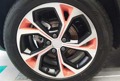 two-color aluminum alloy wheels