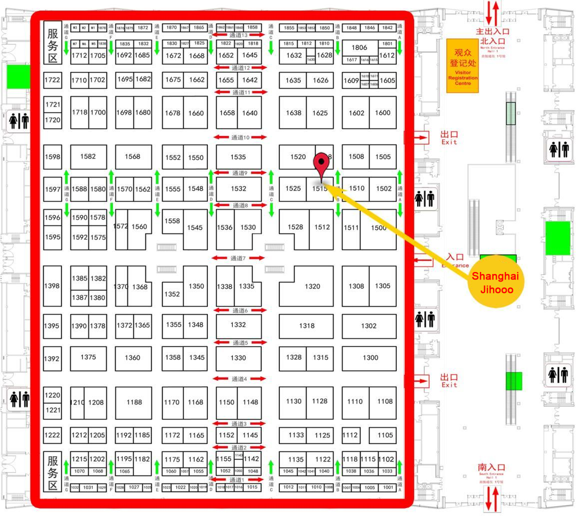 The 18th China International TIRE EXPO 2023 Location about Jihoo Wheels