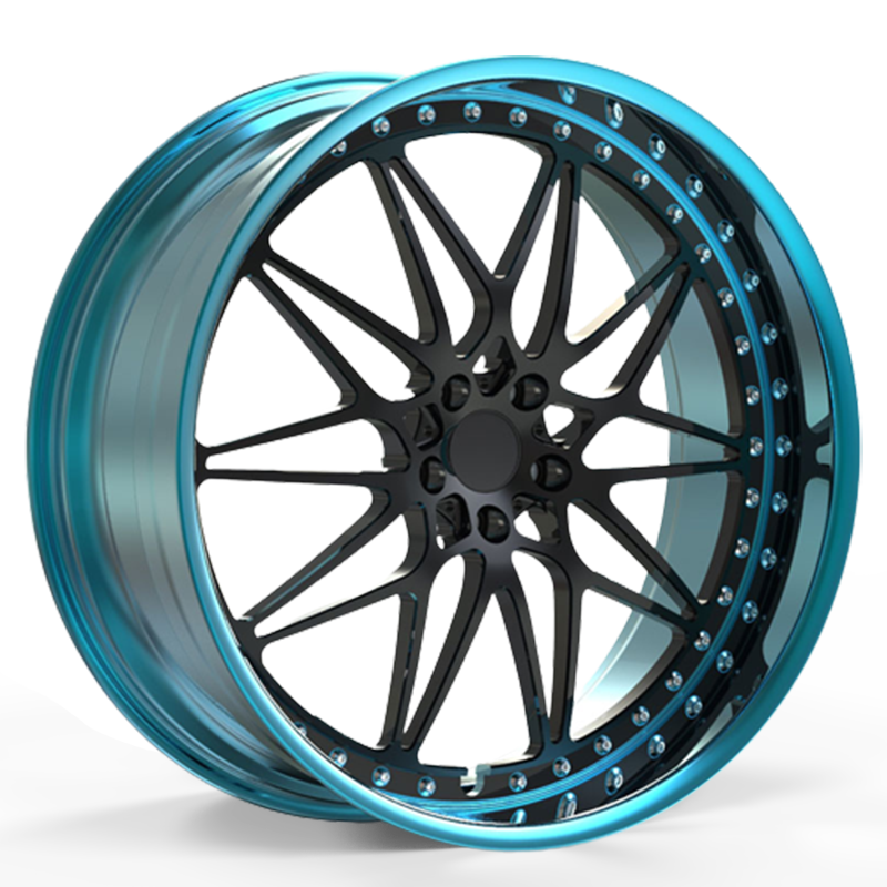 20 22 24 26 inch blue forged and custom wheel rim