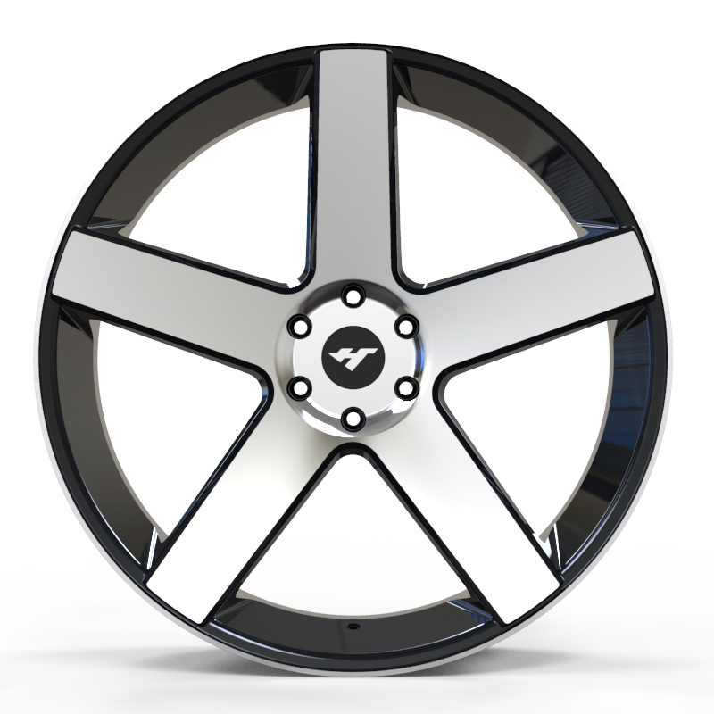 26 inch Black /Machine Face wheel rim