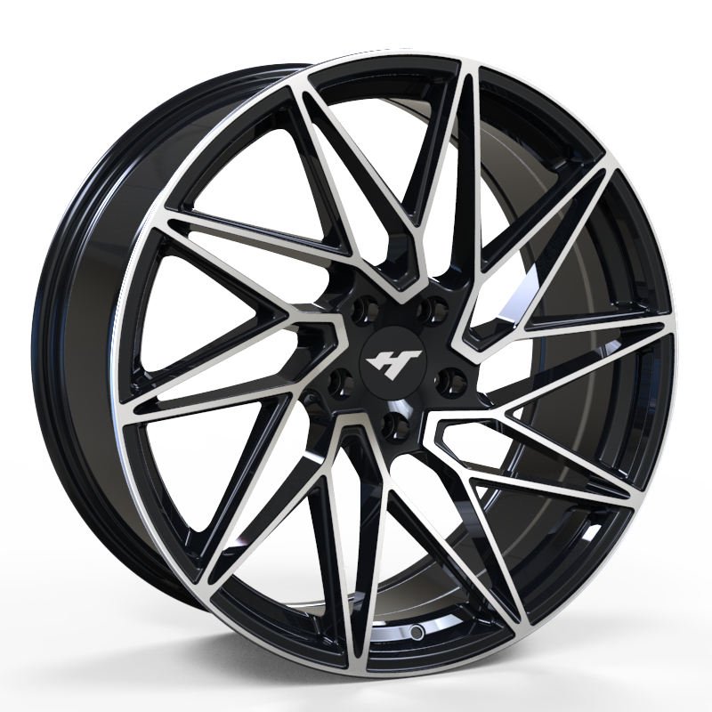 2085 inch black / machine face　wheel rim