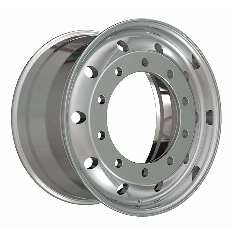 China JHT016　22.5X11.75 inch silver truck wheel rim