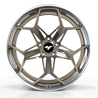 18-28 inch Chrome + Bronze forged and custom wheel rim