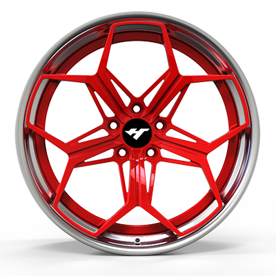 18-24 inch Chrome + Red forged and custom wheel rim