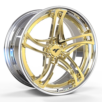 18-24 inch chrome + gold　forged and custom wheel rim