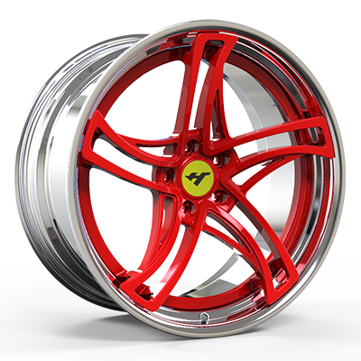 18-24 inch chrome + red forged and custom wheel rim