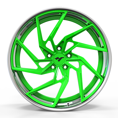 18-24 inch green forged and custom wheel rim