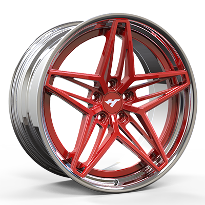 18-24 inch chrome + red　forged and custom wheel rim