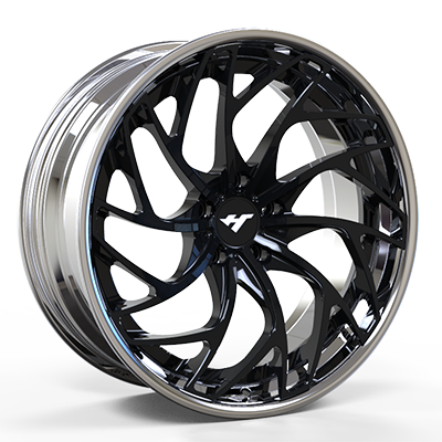 18-24 inch chrome + black forged and custom wheel rim