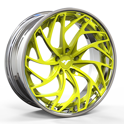 18-24 inch chrome + yellow　forged and custom wheel rim
