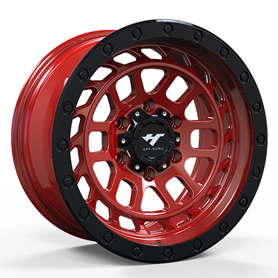 China JHG987618-24 inch black + red  wheel rim