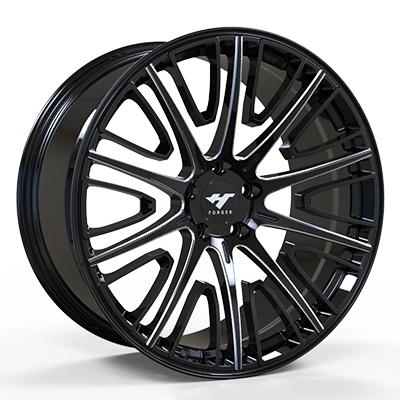 18-24 inch black machine face forged and custom wheel rim