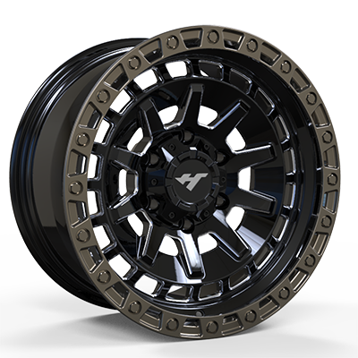 China JHS501817X8.0 inch Black & Bronze  wheel rim