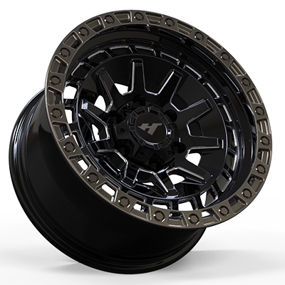 17X8.0 inch Black & Bronze wheel rim