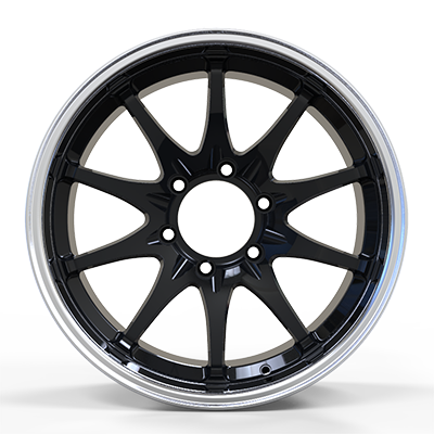 18X10.5 inch black / mirror wheel rim