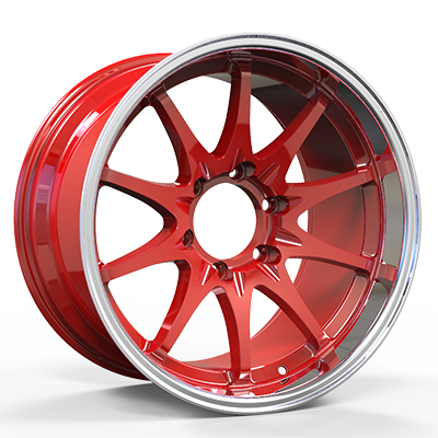 18X10.5 inch Red & Mirror wheel rim