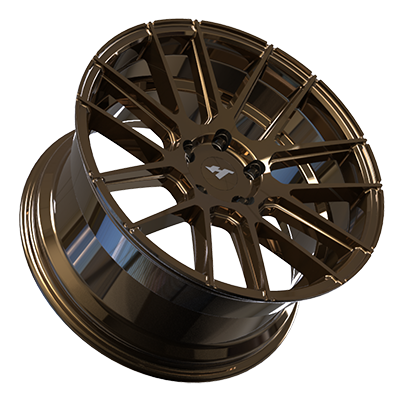17X8.0 inch bronze wheel rim