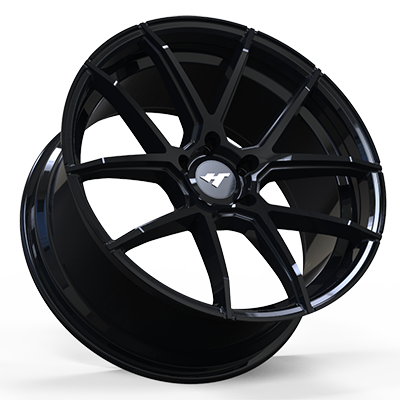 18X8.5 inch black wheel rim