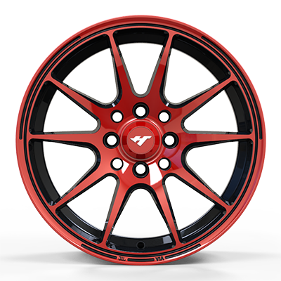 14X6.0 inch Red wheel rim