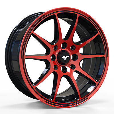 14X6.0 inch Red　wheel rim