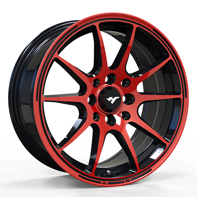 14X6.0 inch Red wheel rim