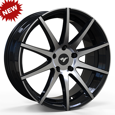 17X7.5 inch black machine face wheel rim