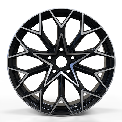 17X7.5 inch black machine face wheel rim