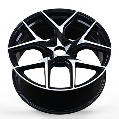 17X7.5 inch black machine face wheel rim