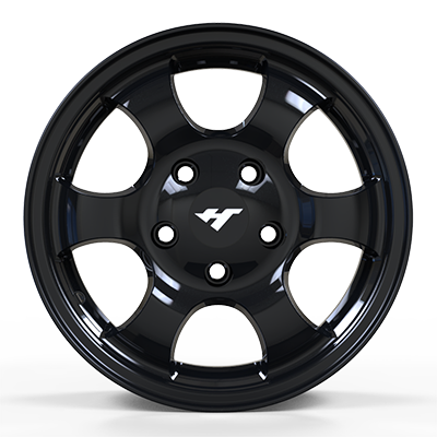 14X6.0 inch Black wheel rim