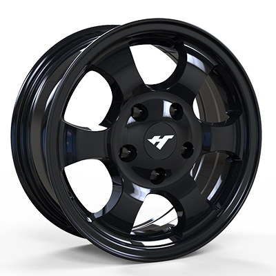 14X6.0 inch Black　wheel rim