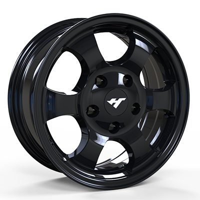 14X6.0 inch Black wheel rim