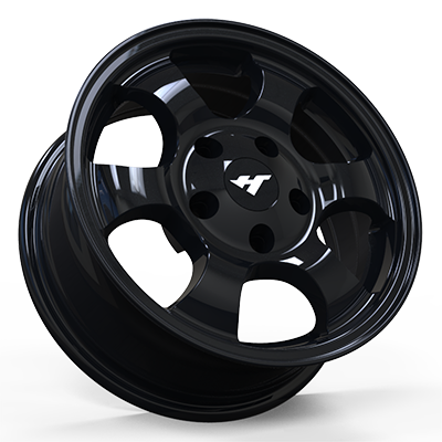 14X6.0 inch Black wheel rim