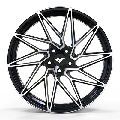 20X8.5 inch black / machine face wheel rim