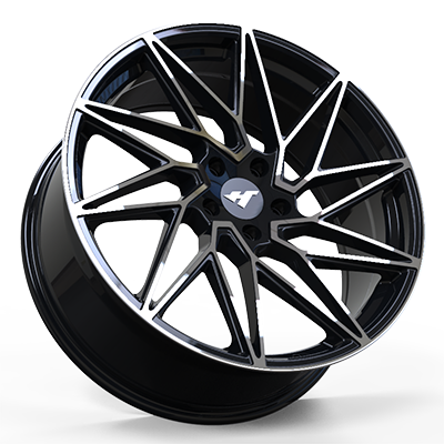 20X8.5 inch black / machine face wheel rim