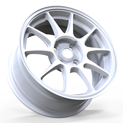 15X7.0 inch white wheel rim