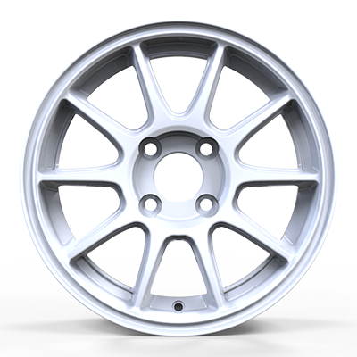 14X6.0 inch white wheel rim