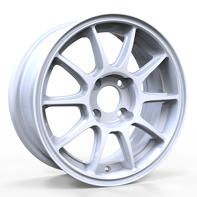 14X6.0 inch white　wheel rim