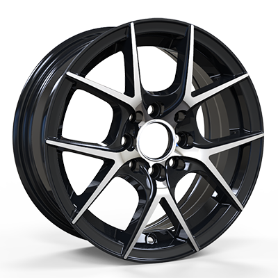 14X6.0 inch black wheel rim