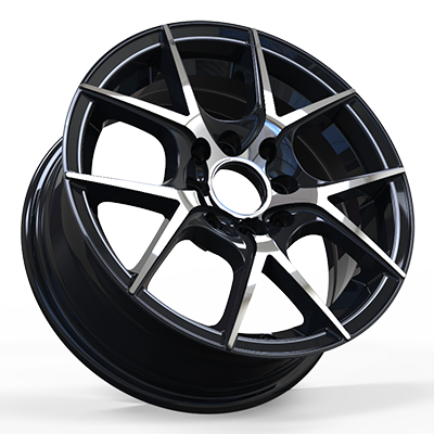 14X6.0 inch black wheel rim