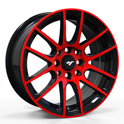 15X7.0 inch red face wheel rim