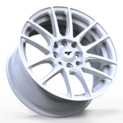 15X7.0 inch white wheel rim